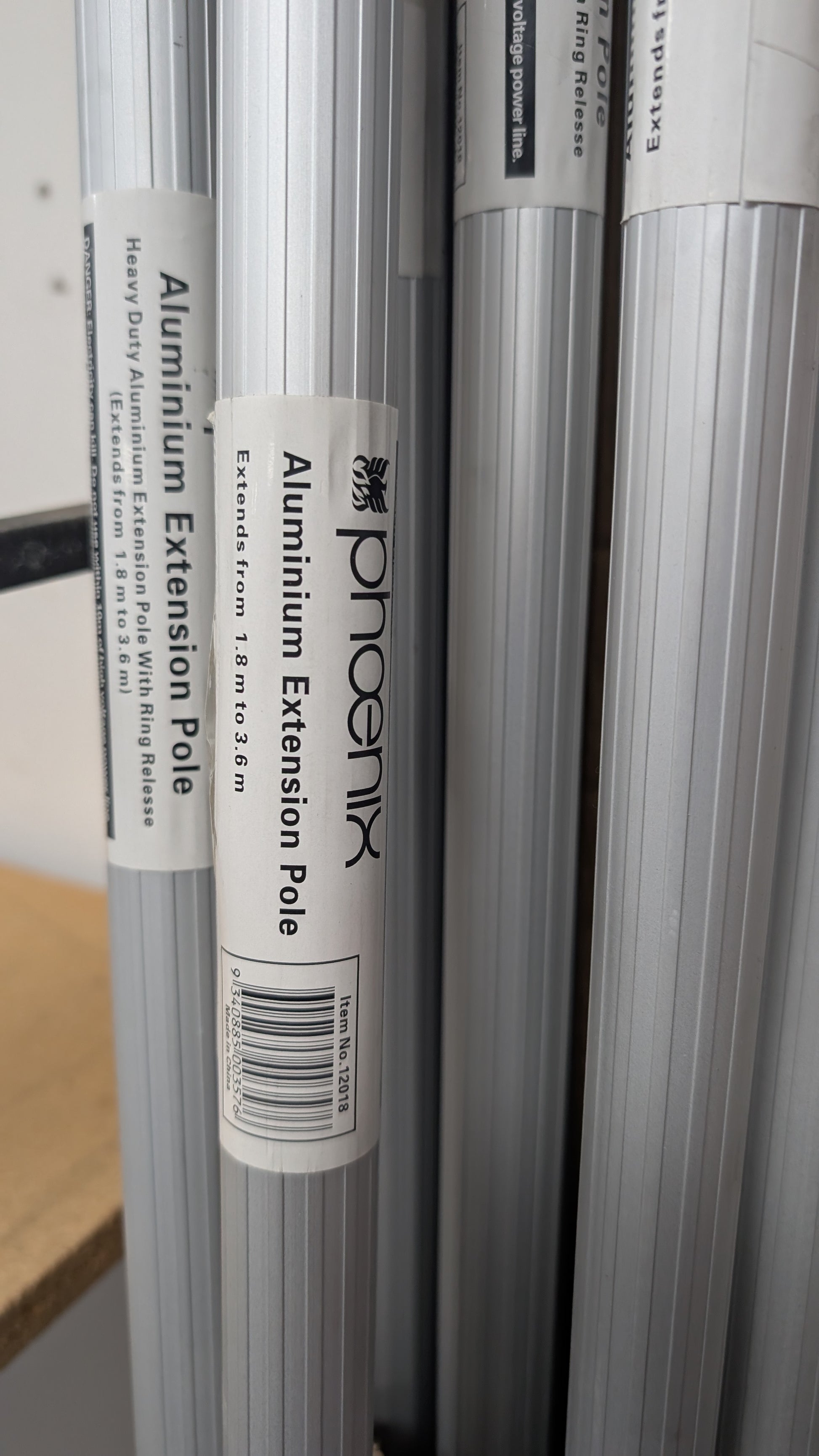 Aluminium Extension Pole 1.8m to 3.6m