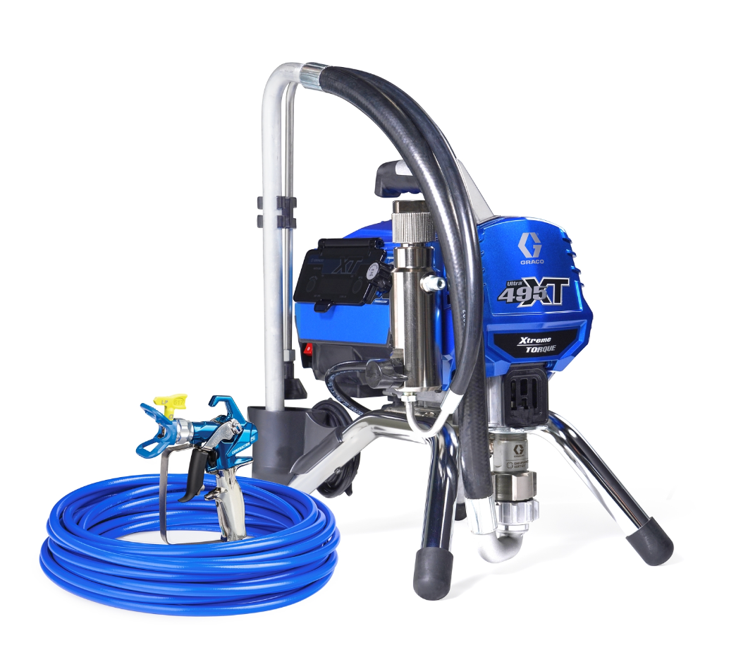 Graco Ultra 495 XT Electric Airless Sprayer, Stand