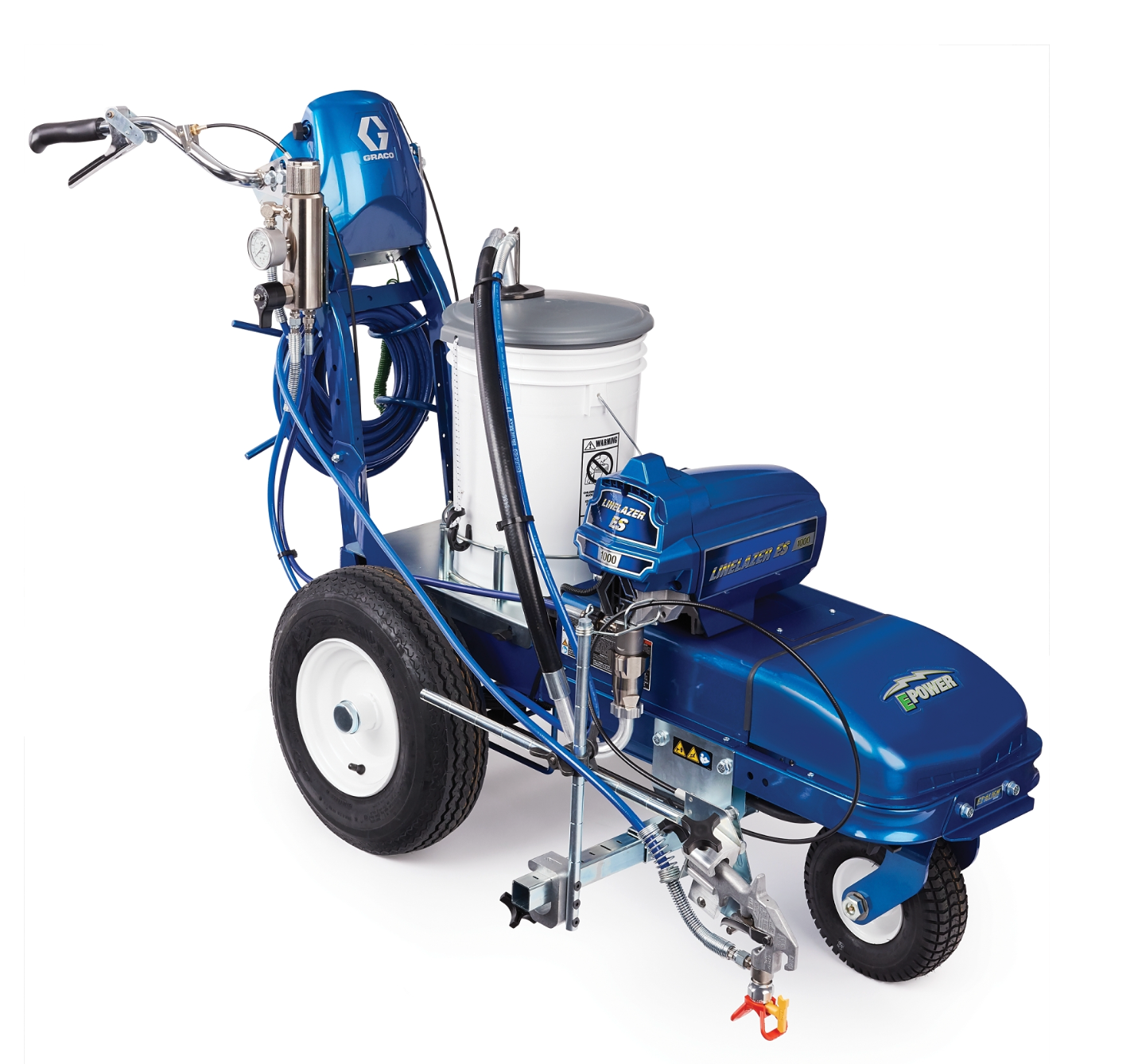 Graco LineLazer ES 1000 Battery-Powered Airless Line Striper, 1 Manual Gun, 1 Lithium Battery