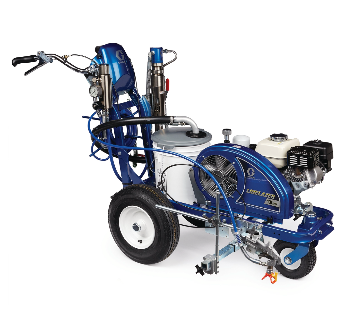 Graco LineLazer 130HS Standard Series Gas Hydraulic Airless Line Striper, 1 Manual Gun