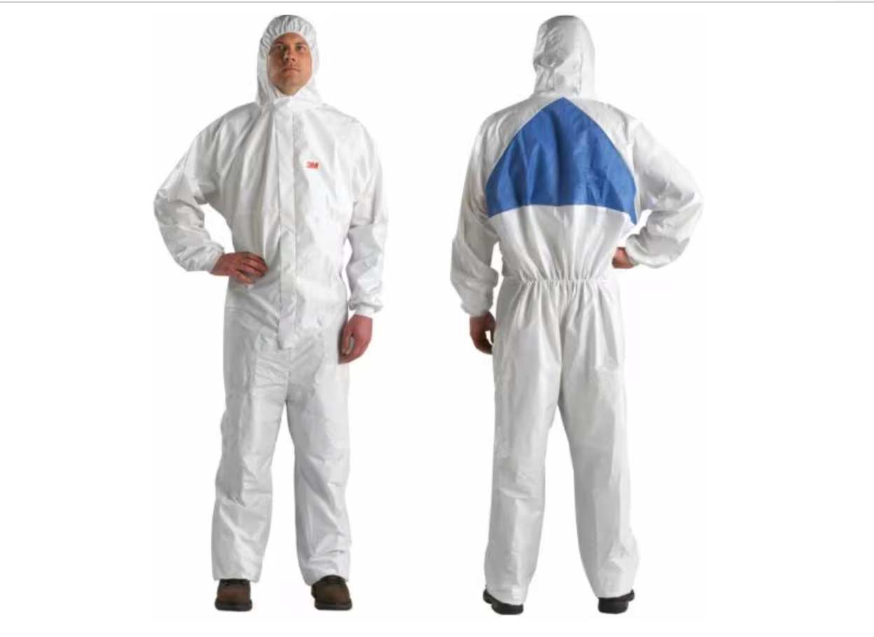3M™ Disposable Protective Coverall 4540+-XL White/Blue MIV Type 5/6