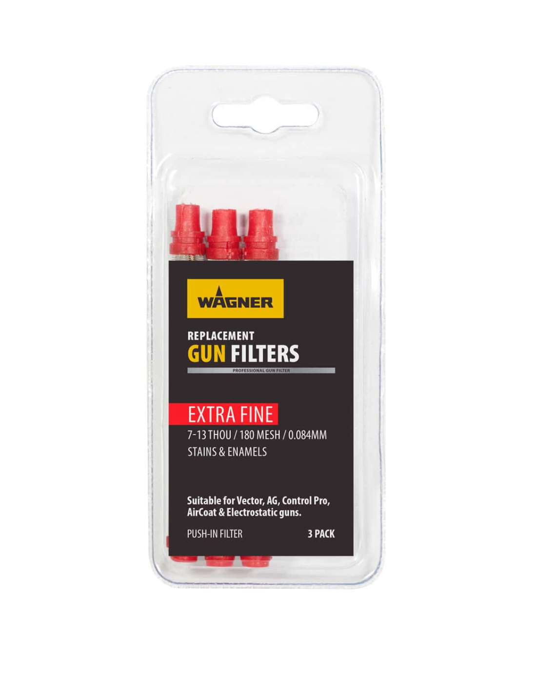 Wagner Filter Gun Insert - Red (Extra Fine)