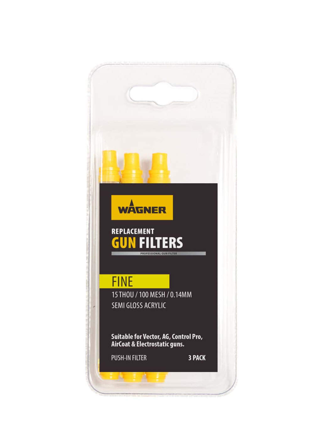 Wagner Filter Gun Insert - Yellow (Fine)